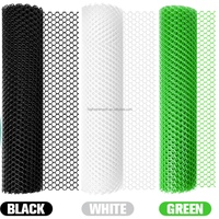 Precio de fábrica, red plana de plástico verde para pollo, red de seguridad protectora para balcón, malla de raza de pollo, rollo de valla de jardín