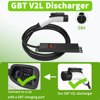 WUFEN Nouveau Déchargeur EV BYD 3.5KW Gbt V2L 16A Décharge EV V2H Appareil Électrique 110V~220V USA Prise 1-15R/5-15R