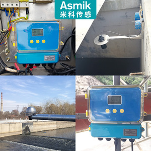 Sensor de Nivel Ultrasónico Asmik 0-60m 4-20mA, Medidor de Nivel de Líquido de Doble Canal - Product Image 5