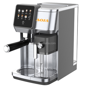 Machine à café <span class=keywords><strong>expresso</strong></span> automatique <span class=keywords><strong>avec</strong></span> moulin à grains intégré, porte-filtre 58 mm, double chaudière, mousseur à lait, pompe 20 bars, modèle professionnel - Product Image 3