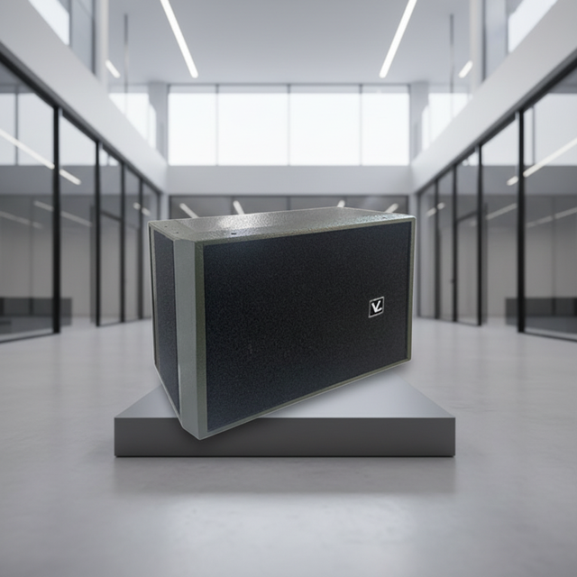 K10.1 Pro Line Array Speaker System 200W 2.1 Channels 2 Speakers Black Plywood for Home Theatre & Conference Rooms