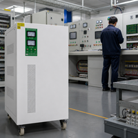 Stabilisateur de tension à bobine de cuivre fiable pour l'industrie chimique, pour les lignes de processus, projet TNS-30-150KVA, triphasé 380V