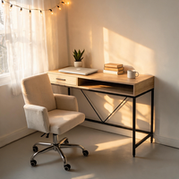 Bureau d'ordinateur domestique en bois de qualité E0, écologique, OEM/ODM, fournisseur professionnel, fabricant direct, table d'écriture, bureau de travail