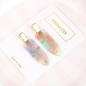 Pinzas para el Cabello de Acetato con Forma de Hoja, Color Degradado, Alta Calidad, para Uso Diario de Mujeres - Product Image 4
