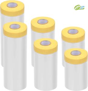 Película de Enmascarar Preencintada de Acabado Brillante Suave para Pintura Automotriz, Venta Directa de Fábrica, para Cubrir una Variedad de Modelos - Product Image 3