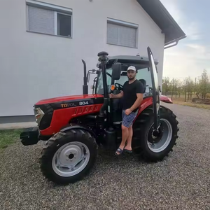Mini tracteur agricole 4x4 de 50 CV, 60 CV, 80 CV, à quatre roues motrices, certifié CE, à vendre - Product Image 1
