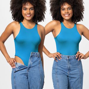 Nuevo producto, mono corsé con logotipo personalizado, ropa moldeadora completa, levantador de glúteos elástico, <span class=keywords><strong>moldeador</strong></span> de talla grande para mujer, <span class=keywords><strong>moldeador</strong></span> de cuerpo sin costuras para mujer - Product Image 2