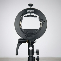 Support pliable de type S pour boîte à lumière souple, compatible avec les flashs de studio Bowens, ensemble de boîtes à lumière souple noires S2 pour Godox