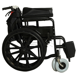 <strong>Manual</strong> Wheelchair Portable Folding Hand Push Disabled Elderly Home Used Outside Wheelchair - Product Image 3
