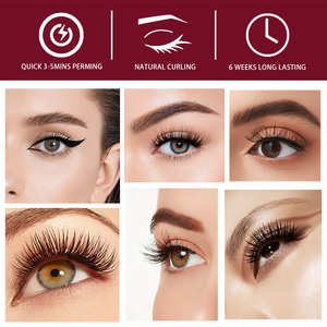 Permanente Coreana Profesional de Fábrica 2 en 1 para Pestañas y Cejas, 5 Efectos de Rizado de Pestañas, Rizado Natural y Duradero - Product Image 3