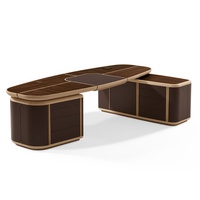 Bureau de direction commercial moderne de luxe ML CEO, extensible, en bois, pour ordinateur, écologique, garantie 6 ans, facile à assembler