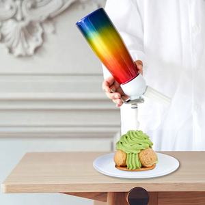 Professionele 304 Rvs Cream Foamer Gun 500Ml Klopper Boter Dispenser Koffie Dessert Taart Diy Bakken Gereedschap - Product Image 2