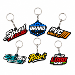 High Quality Embossed Silicone <b>Keychains</b> Factory Wholesale <b>Custom</b> Logo Soft Pvc Rubber Car <b>Keychains</b> - Product Image 2
