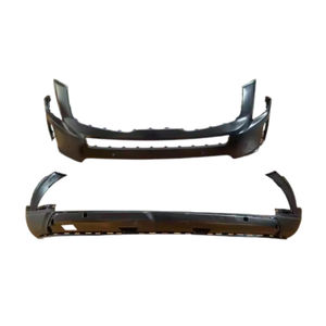 炭素繊維フロントバンパーカバーアセンブリW/グリル & ストリップセットLEDフォグランプ付き起亜テルライド用 - Product Image 2