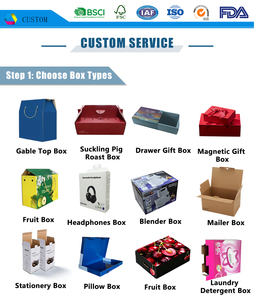 Caja de Embalaje de Cartón Corrugado para Alimentos Congelados de Mariscos de Alta Gama, Diseño Personalizado, Reutilizable, Impermeable, Venta al por Mayor de Pescado y Camarones - Product Image 4