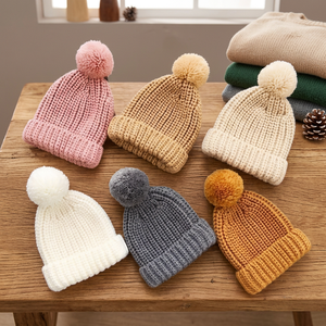 Gorro de Invierno para Niños, Diseño de Personajes de Dibujos Animados, Unisex, 100% Acrílico, Tejido por Computadora, con Bolsillos, para Esquí y Deportes - Product Image 3