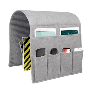 Organisateur de accoudoir de canapé le plus vendu, porte-accessoires pour fauteuil avec 6 poches pour magazines, livres, télécommande de télévision, téléphone portable - Product Image 1