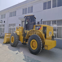 Hochwertiger gebrauchter Caterpillar 966H Radlader 35 Yard Schaufel Leistungs starker C9 Motor 4WD System 20 Tonnen Kapazität Motor lager 2022