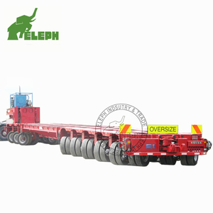 <span class=keywords><strong>Remolque</strong></span> de Plataforma Baja Usado de Servicio Pesado, 8 Líneas, 16 Ejes, 220 Toneladas, Cuello de Cisne, Modular, de <span class=keywords><strong>Segunda</strong></span> <span class=keywords><strong>Mano</strong></span> - Product Image 3