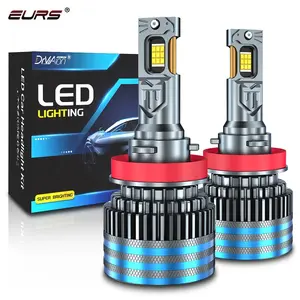 EURS F12 phares auto H1 H3 Alliage d'aluminium 9005 9006 feux antibrouillard LED Ampoules LED phares de voiture H7 H4 H8/H9/H11 H13 9004 9007