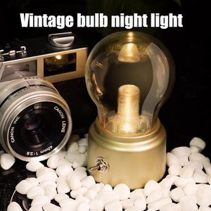 Vintage LED Atmosphere Light Modern Design Rechargeable Night Eye Protection Creative Bedside Table <b>Lamp</b> for Bedroom for Cafe - Product Image 3