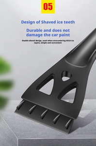 Pala quitanieves multifuncional para coche y herramienta de eliminación de hielo, artefacto de barrido de doble extremo para invierno, venta al por mayor - Product Image 2