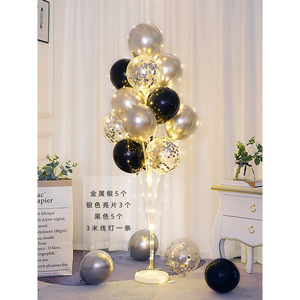 10 Inch Floor Standing Luminous Pillar Floating <strong>Balloon</strong> Holder Birthday <strong>Decoration</strong> <strong>Table</strong> Floating Scene <strong>Decoration</strong> - Product Image 6