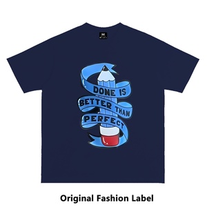 T-shirt Unisex in Puro Cotone Stile Americano, Nuova Collezione con Stampa Cartoon Disegnata a Matita, Collo Tondo, Vestibilità Ampia, Manica Corta - Product Image 4
