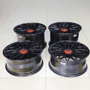 Jantes en alliage d'aluminium forgé noires concaves profondes de 18, 19, 20, 21, 22, 24 pouces pour voitures de tourisme Porsche, <span class=keywords><strong>Bugatti</strong></span>, Audi - Product Image 4