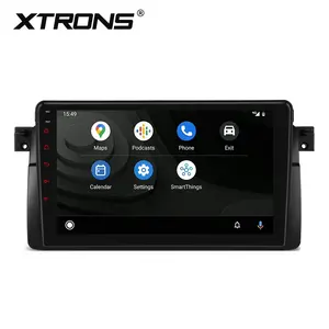 XTRONS pour BMW E46 / Rover 75 / MG ZT autoradio Android 13 Octa Core sortie Audio Coaxial 9 pouces Carplay écran Navigation GPS