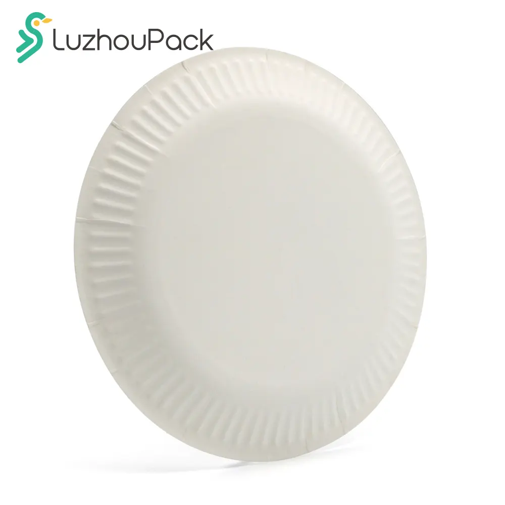 LuzhouPack plateaux de service en or sans danger pour les aliments plateau à biscuits Rectangle jetable plat de service en carton en papier robuste pour le Dessert