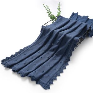 <strong>Super</strong> Soft Baby Blanket Knit Ultra Soft Swaddle Receiving Blankets Ideal for Swaddling, <strong>Crib</strong> &amp; Stroller Knitted Baby Blanket - Product Image 6