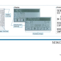 Impresora Biométrica de Matriz de Puntos SEIKO TP-50 para Fecha, Hora y Numeración, Máquina de Registro de Asistencia, USB, para Oficina