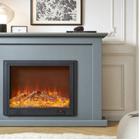 Mode moderne 1200MM Cheminée électrique Meuble TV Vente directe d'usine pour la maison ou l'hôtel Étagère de cheminée incluse