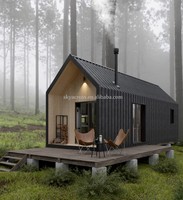 Une cabane à cadre Kit complet de petite maison Maison écologique Petites maisons pour vivre Maisons de jardin modernes Kit de conception modulaire Cabines