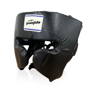 อุปกรณ์ป้องกันศีรษะสำหรับชกมวยแบบปรับได้เต็มใบหน้า พร้อมสายรัดคางปรับได้ ทำจากหนัง PU ป้องกันใบหน้าเต็มรูปแบบ สำหรับการฝึกซ้อมประจำวัน - Product Image 3
