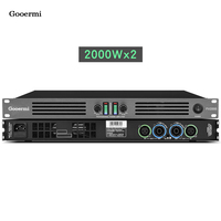 Gooermi FV4000 1000Watt * 4 kanal yüksek kaliteli ses açık sahne performansı için güç amplifikatörü 1U dijital ev amplifikatör