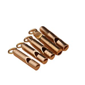 LENMCL Messing Outdoor-Überlebenspfeife Manuelles Umweltfreundliches Handgefertigtes EDC-Werkzeug 1 Jahr Garantie - Product Image 4