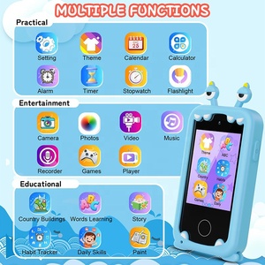 2024 teléfonos inteligentes para niños Mini teléfono para niños Juego de cámara Juguete de aprendizaje Niños Teléfono inteligente con cámara Juguete - Product Image 2