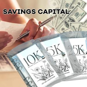 Carpeta A3 de 12 meses para desafíos de ahorro de dinero, libro de ahorro con concepto de sobres, cuaderno de trabajo para desafíos de ahorro. - Product Image 2