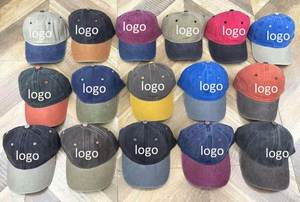 Customized Embroidery Print Logo Washed Cotton Unisex Sports Baseball <b>Cap</b> Trucker Dad Hat <b>Plain</b> Baseball <b>Cap</b> With Mesh - Product Image 3