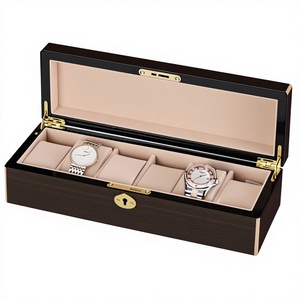 Luxuriöse Lackierte Holz-Uhrenbox Vielseitige Dekorative Holzkunst Exquisite Geschenkbox - Product Image 3