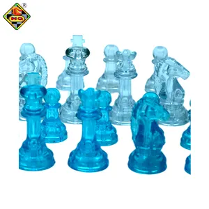 Custom Cheap Plastic Game Chess Pieces Accepts Design For Board Game Pieces