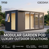 COCOVIA Maison Mobile Modulaire Portable Préfabriquée Démontable avec Salle de Bain et Toilettes – Dortoir de Haute Qualité