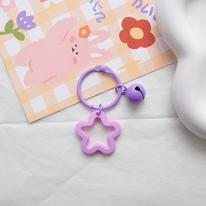 พวงกุญแจอะคริลิกรูปดาวห้าแฉกสีสันสดใส ชุดหูฟัง พร้อมแจ้งเตือนการสูญ<span class=keywords><strong>หาย</strong></span> ของตกแต่งกระเป๋าคู่รักน่ารัก - Product Image 3