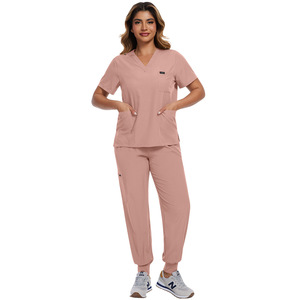Uniformes de Enfermería Tejidos Elásticos en 2 Direcciones con Bolsillos Ocultos - Diseño Ergonómico para Trabajadores de la Salud - Product Image 3