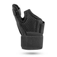 Soporte deportivo para pulgar con correa de muñeca transpirable, protector de vaina de tendón y articulación de pulgar, equipo de protección de compresión de Velcro