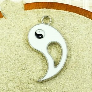 Men hợp kim tin đồn mô hình âm dương quyến rũ Mặt dây chuyền, Yoga Thiền Mặt dây chuyền, cho bông tai vòng cổ vòng đeo tay đồ trang sức làm - Product Image 5