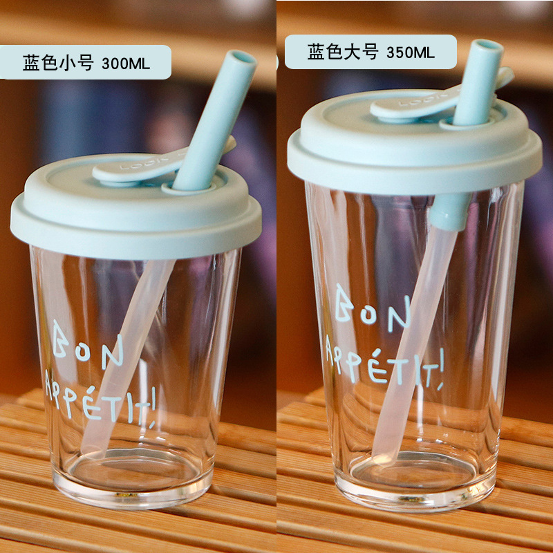 Blue with lid