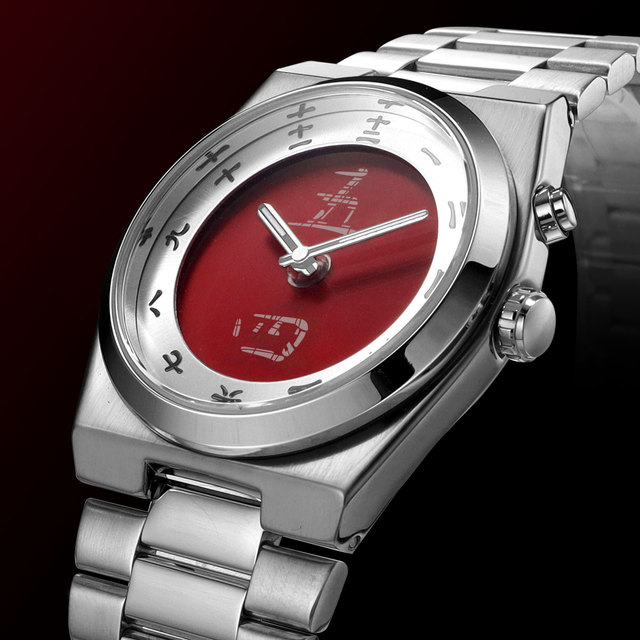Chinese Character Dial Men's Watch with Stainless Steel Band Minimalist Design Casual Analog Quartz Wristwatch Simple Style
